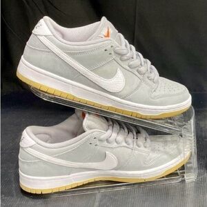 Nike SB Dunk Low Wolf Grey Gum Sneakers – Size 7